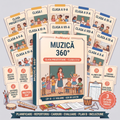 Muzică 360° Primar — 5 tomuri pentru Muzică și mișcare, clasa pregătitoare – clasa a IV-a